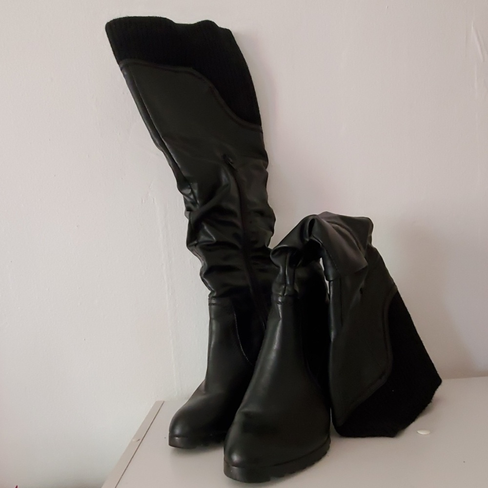Centro black boots from Europe